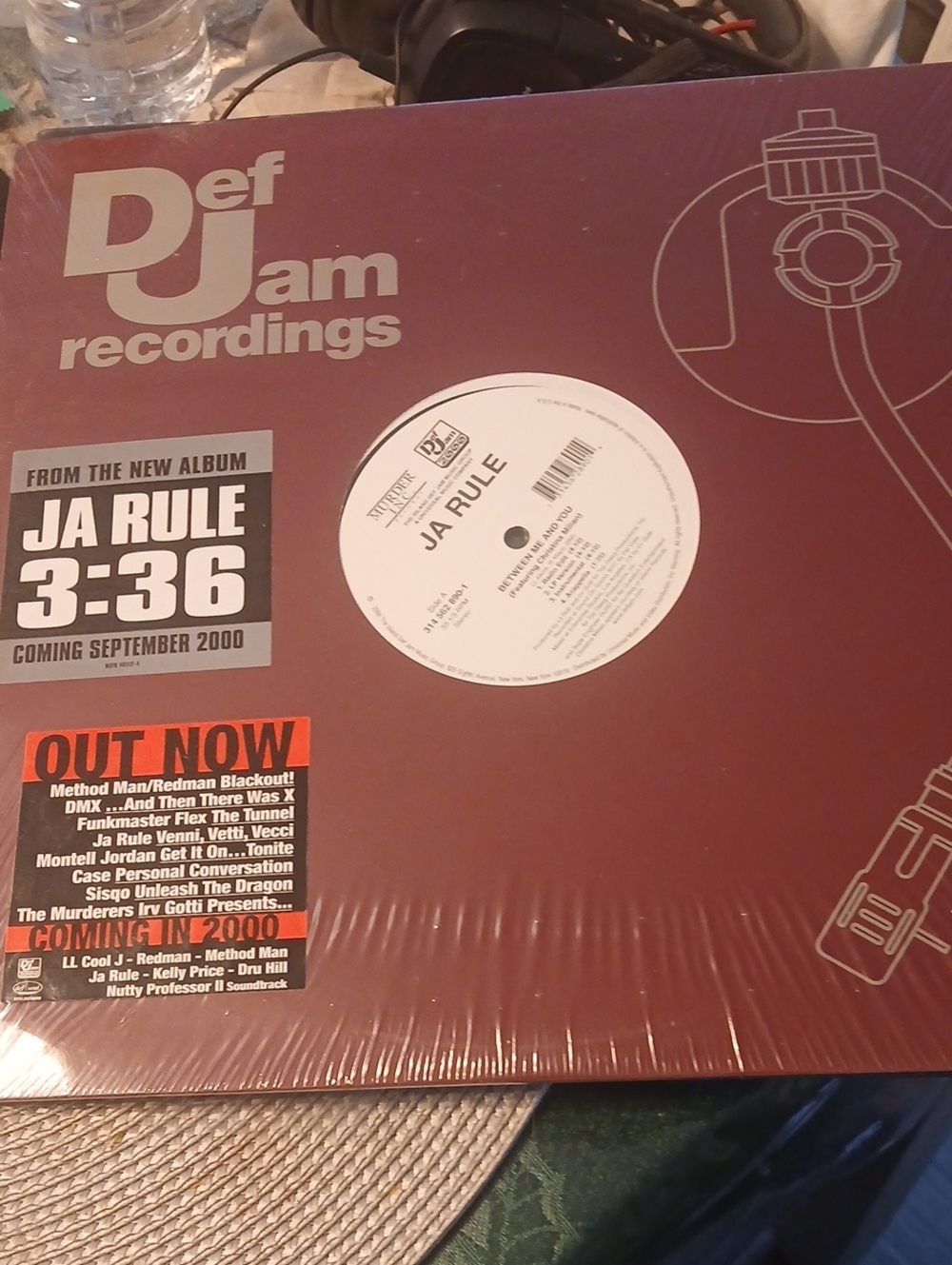 Def Jam Recordings Ja Rule 3:36 Vinyl Single From Album JA RULE 3:36 2000 New